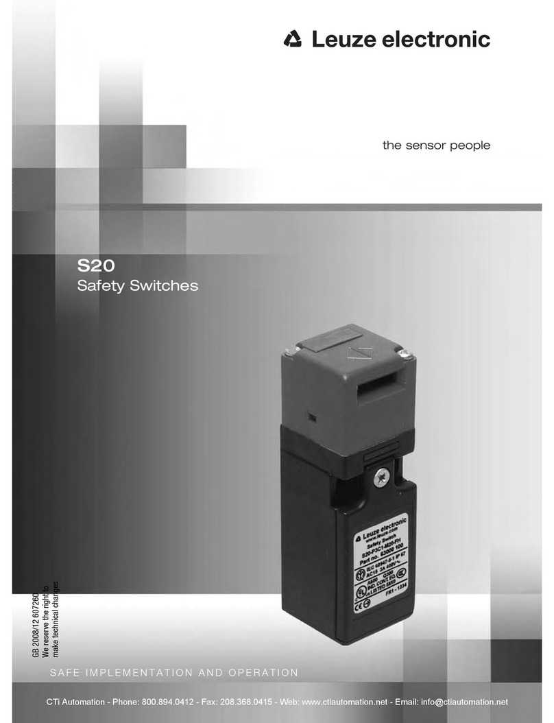 Leuze electronic S20 Series Operation instructions