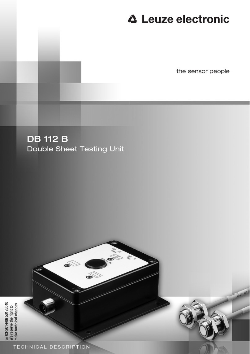 Leuze electronic DB 112 B Technical description