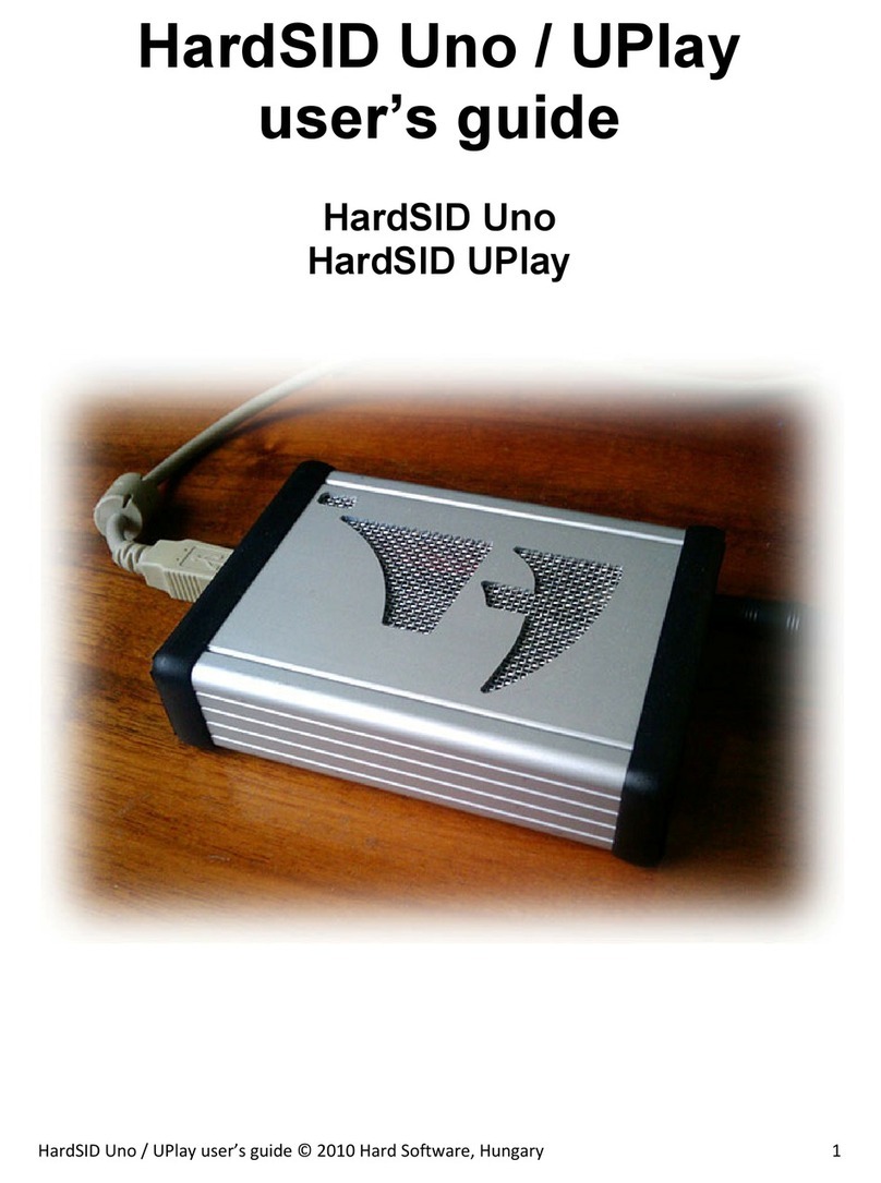 Hard software HardSID UPlay user guide