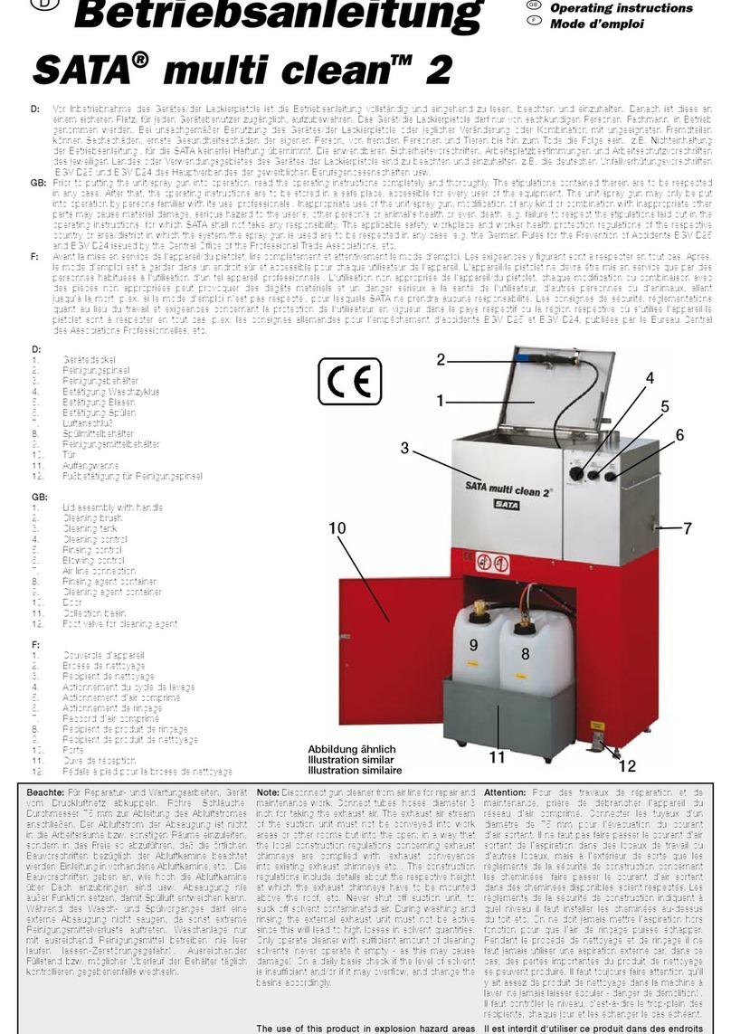 SATA multi clean 2 User manual