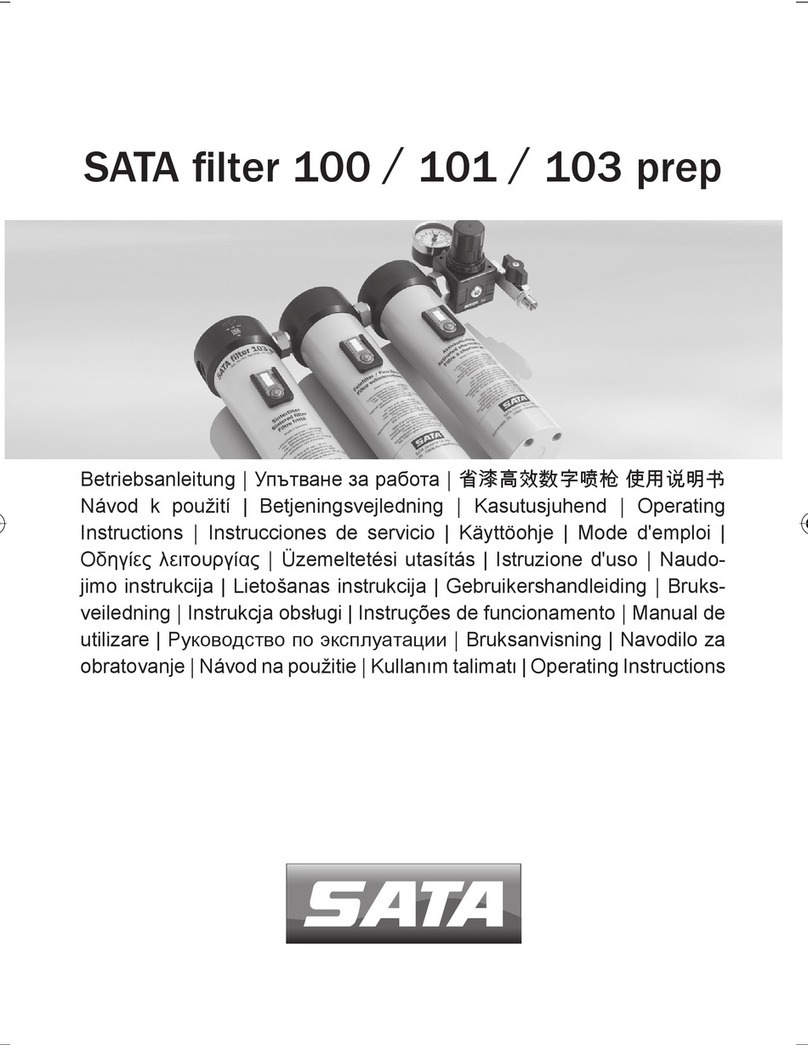 SATA filter 100 prep operating instructions