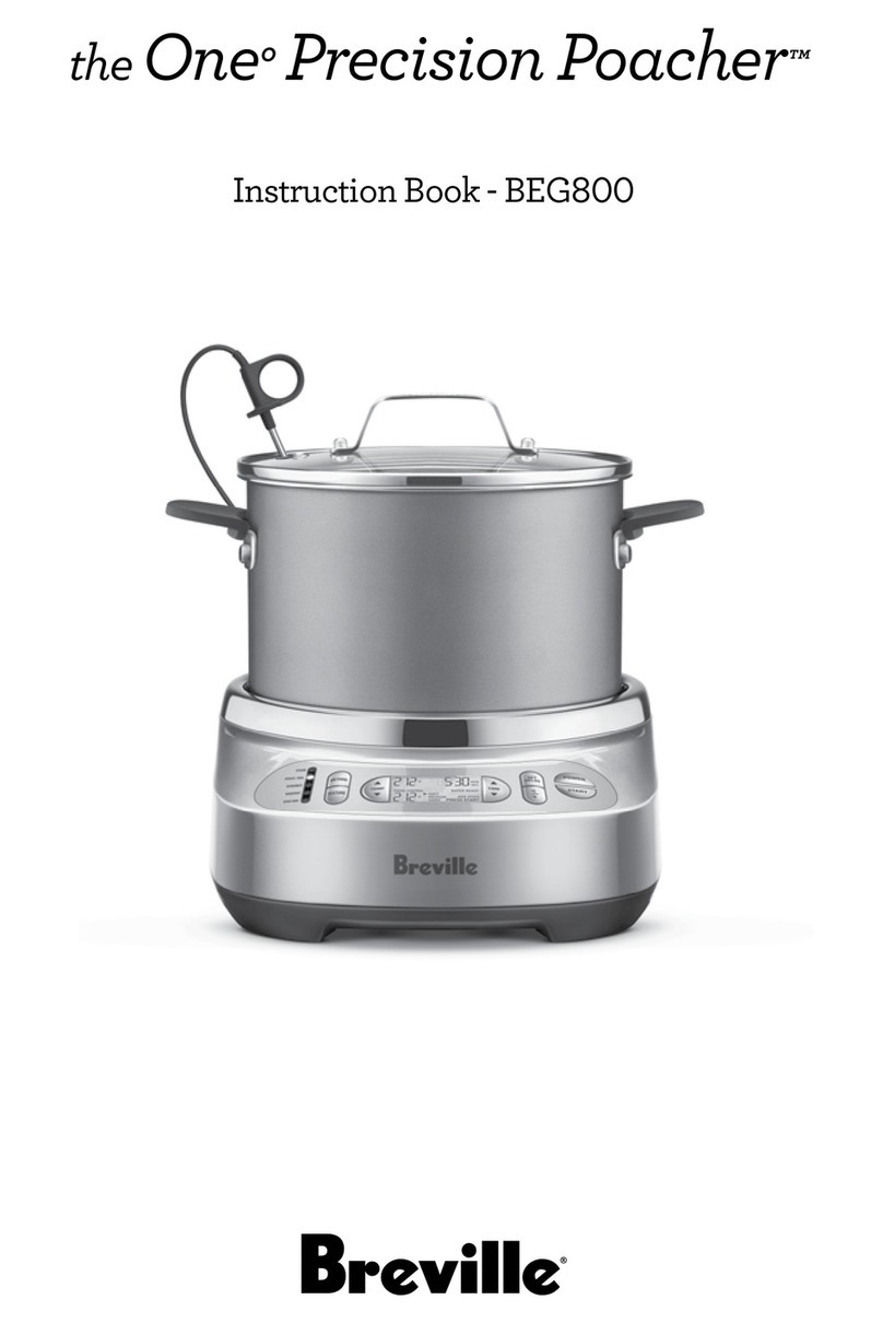 Breville One Precision Poacher BEG800 Instruction book