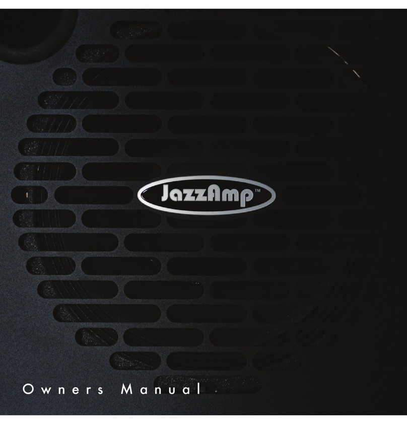 JazzAmp Henriksen owner's manual