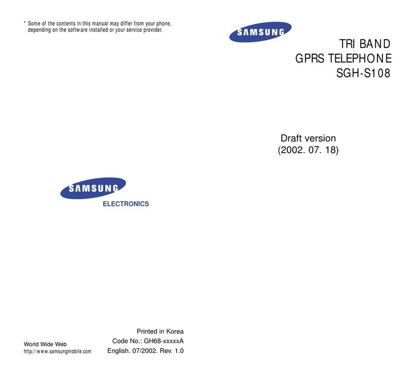 Samsung SGH-S108 user manual
