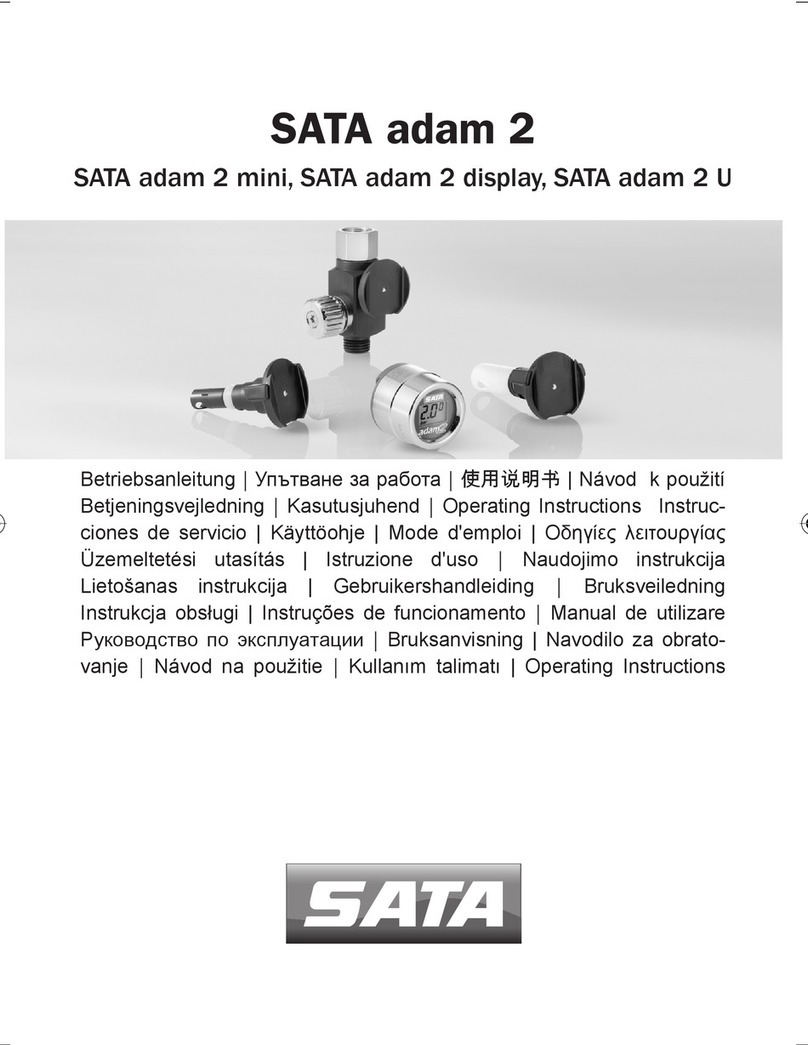 SATA adam 2 mini operating instructions
