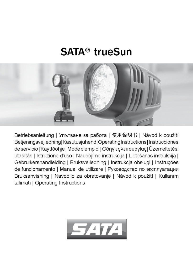 SATA TrueSun operating instructions