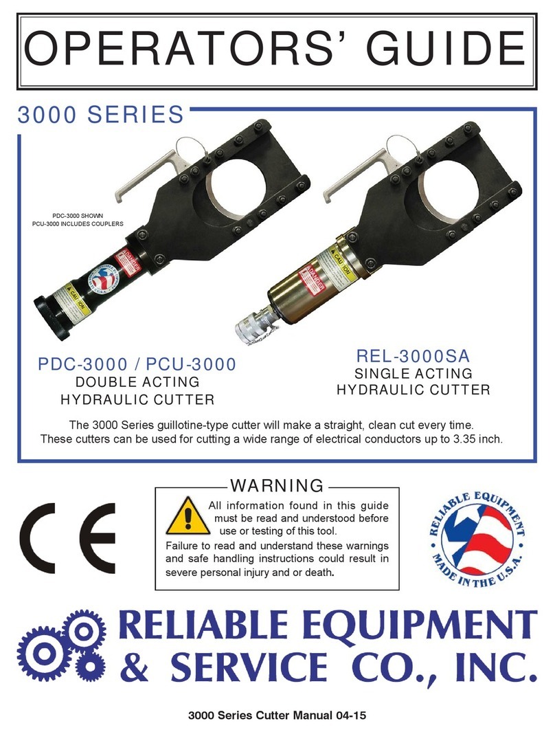 Reliable Equipment 3000 Series Operator's guide Reliable Equipment 3000 Series Operator's guide