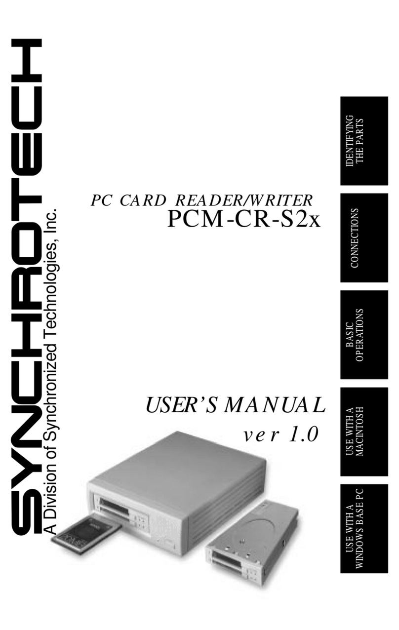 Synchrotech PCM-CR-S2x user manual