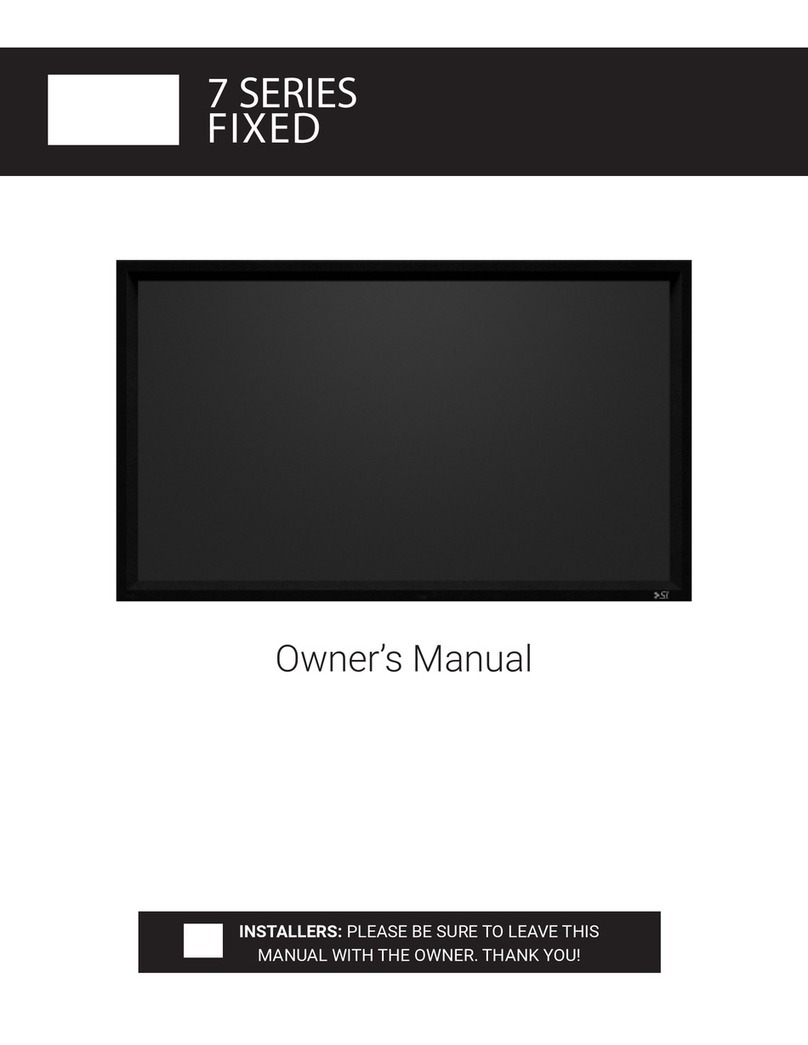 Screen Innovations 7 Series Fixed owner's manual