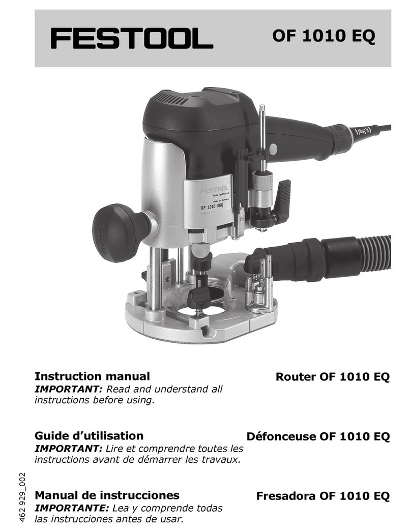 Festool OF 1010 EQ User manual