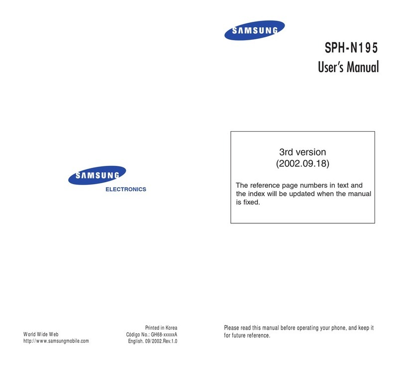 Samsung SPH-N195 User manual