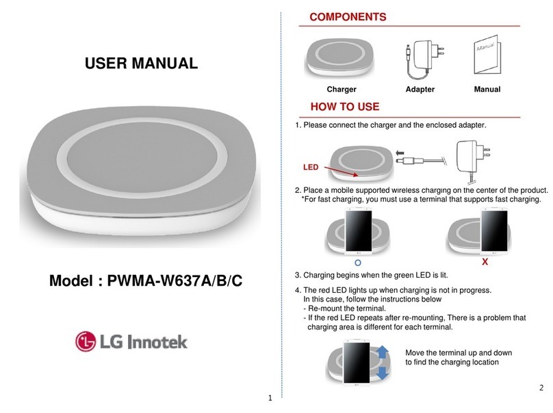 LG Innotek PWMA-W637A/B/C user manual