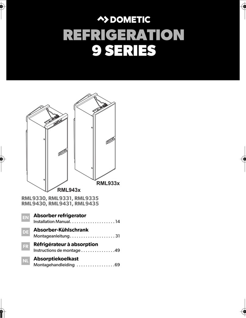 Dometic RML933 Series User manual