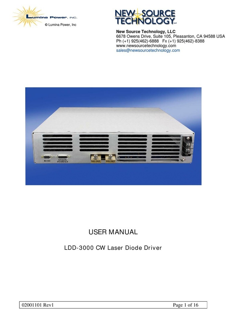 Lumina Power LDD-3000 User manual
