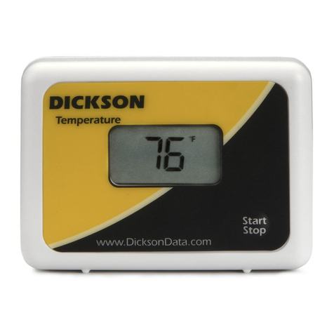 Dickson TP325 operating instructions