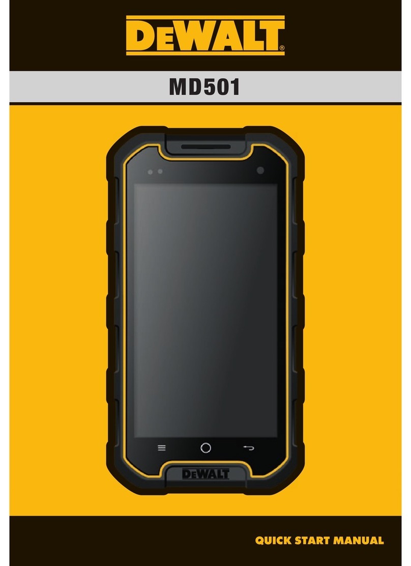 DeWalt MD501 Instruction manual