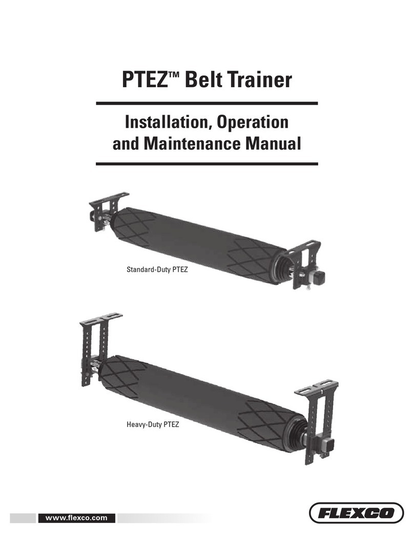 Flexco Standard-Duty PTEZ Installation, operation and maintenance manual