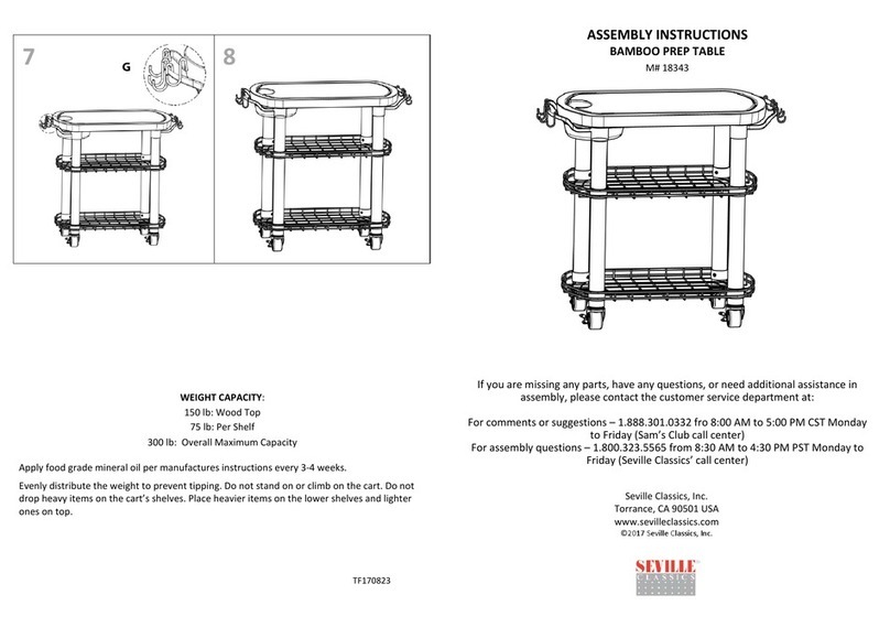 Seville Classics 18343 Assembly instructions