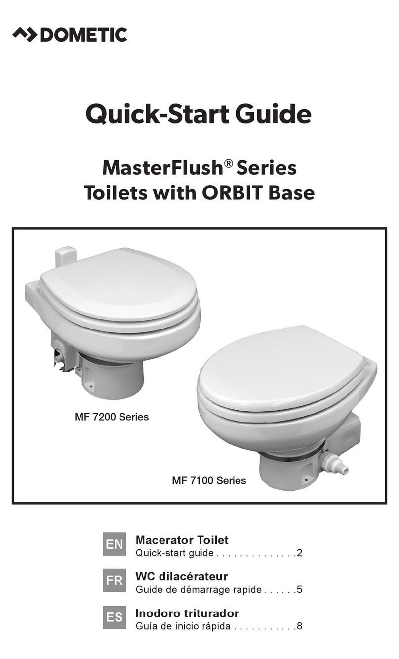 Dometic MasterFlush Series quick start guide