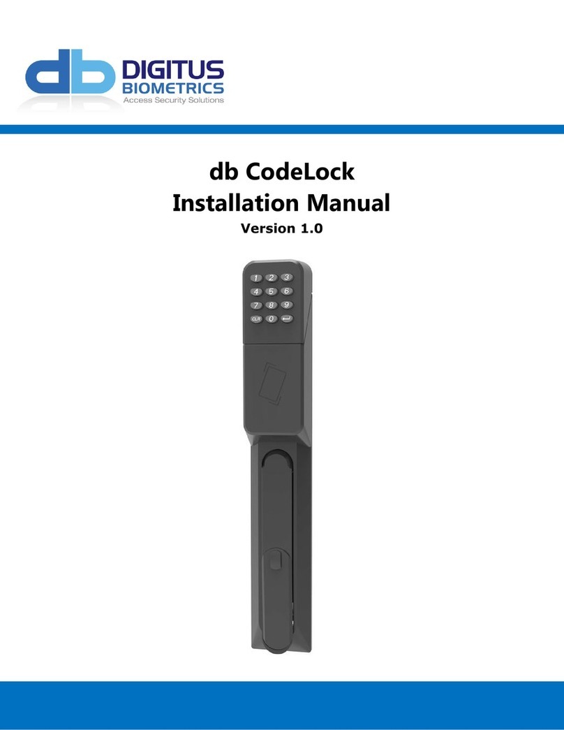 Digitus Biometrics CodeLock installation manual