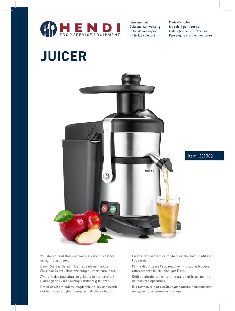Hendi 221082 user manual