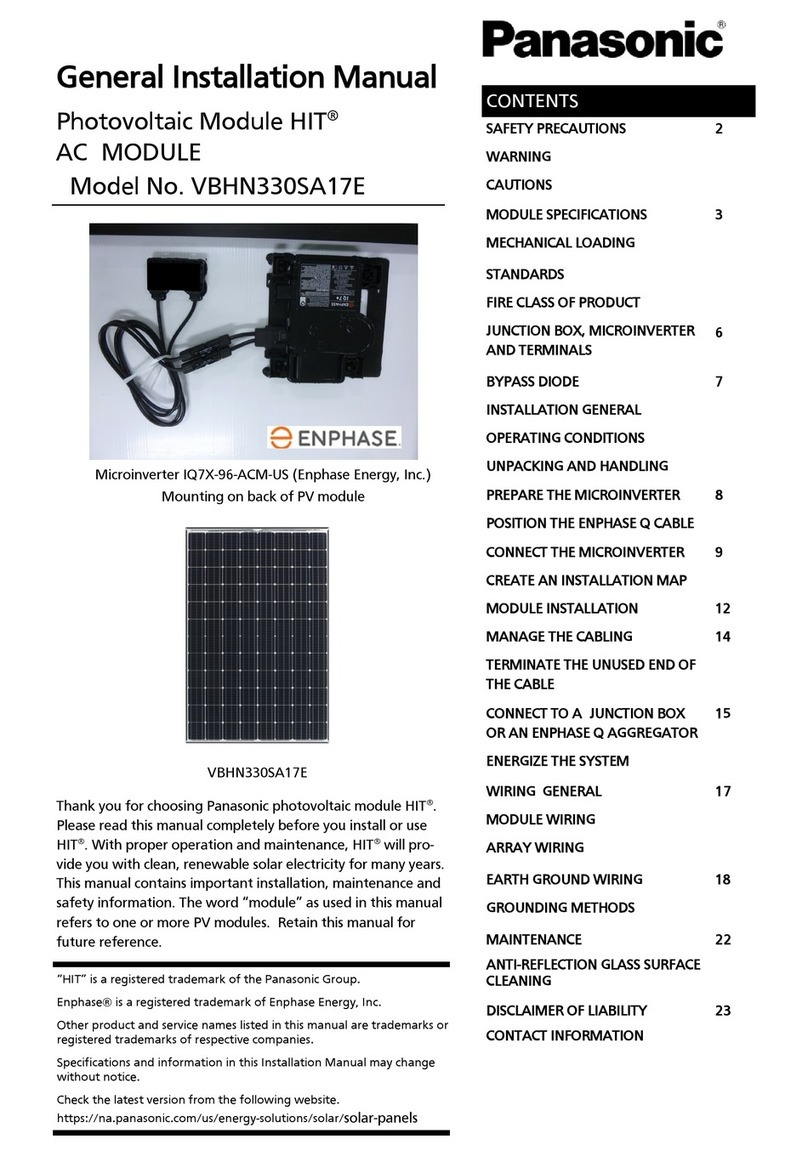 Panasonic VBHN330SA17E User manual