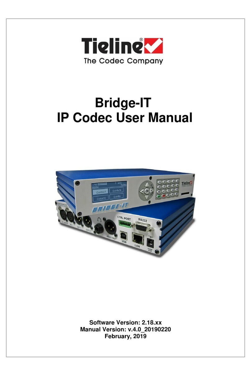 Tieline Bridge-IT User manual