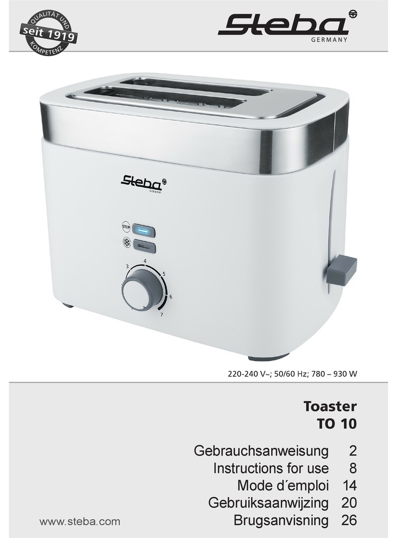 Steba TO 10 Instructions for use