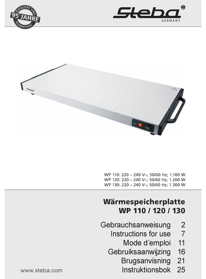 Steba WP 110 Instructions for use