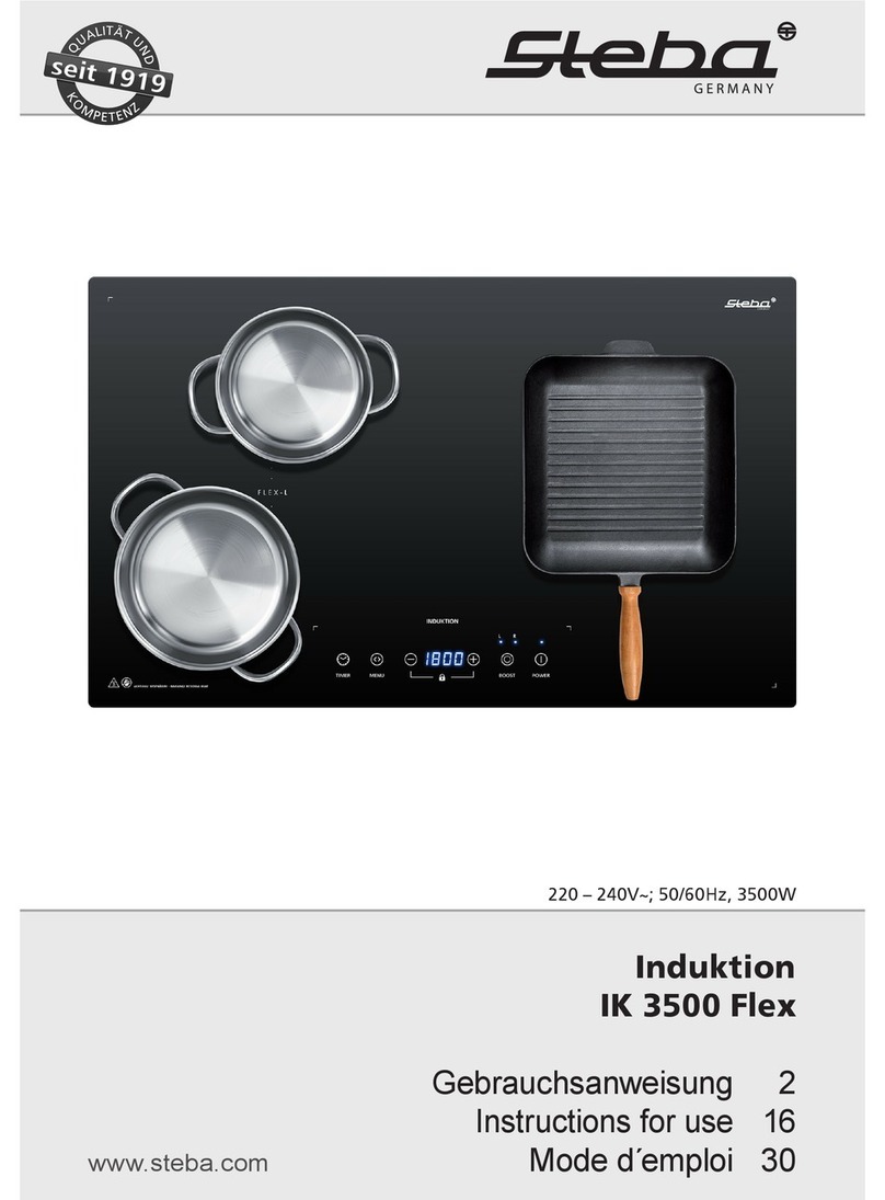 Steba IK 3500 Flex User manual Steba IK 3500 Flex User manual