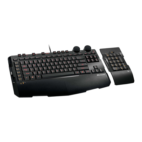 Microsoft SideWinder X6 manual