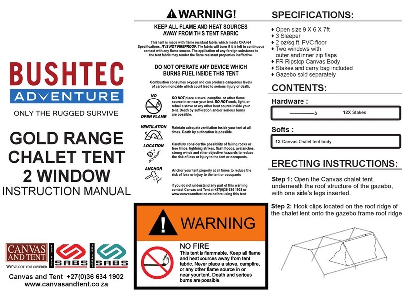 Bushtec Adventure Delta Zulu 3000 instruction manual