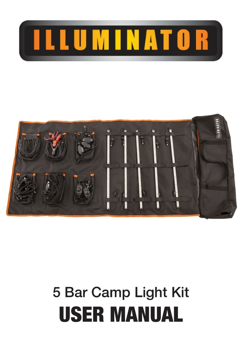 Illuminator 5 Bar Camp Light Kit user manual