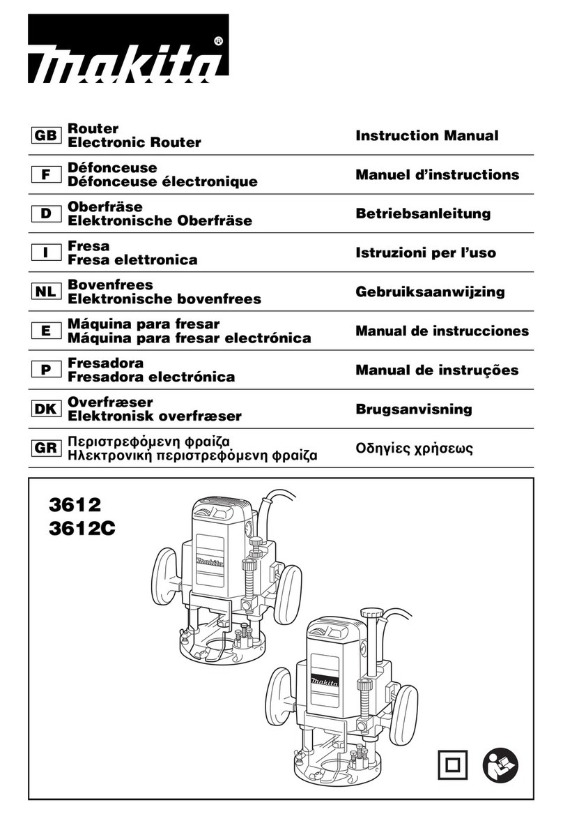 Makita 3612 instruction manual