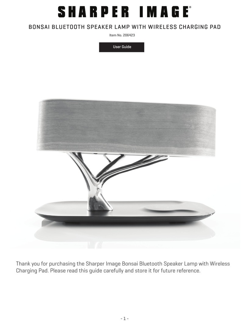 Sharper Image Sharper Image Bonsai Bluetooth Speaker Lamp User manual