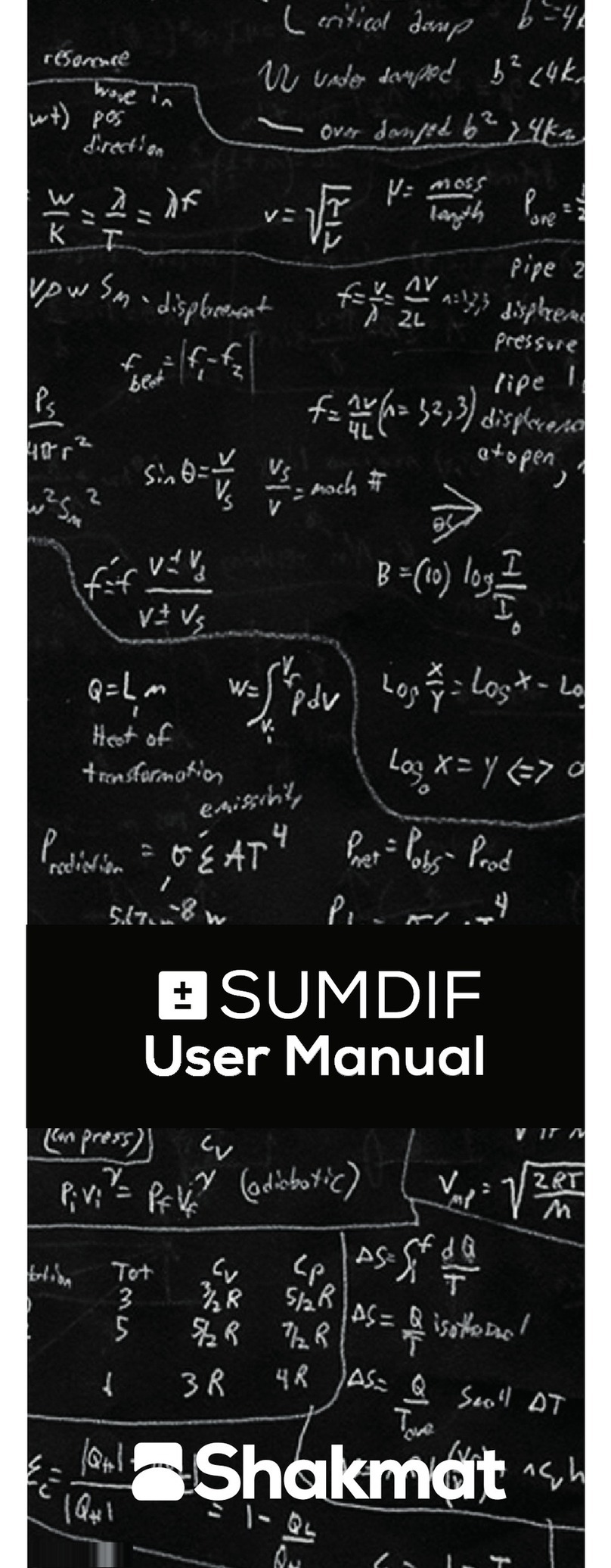 Shakmat SumDif user manual