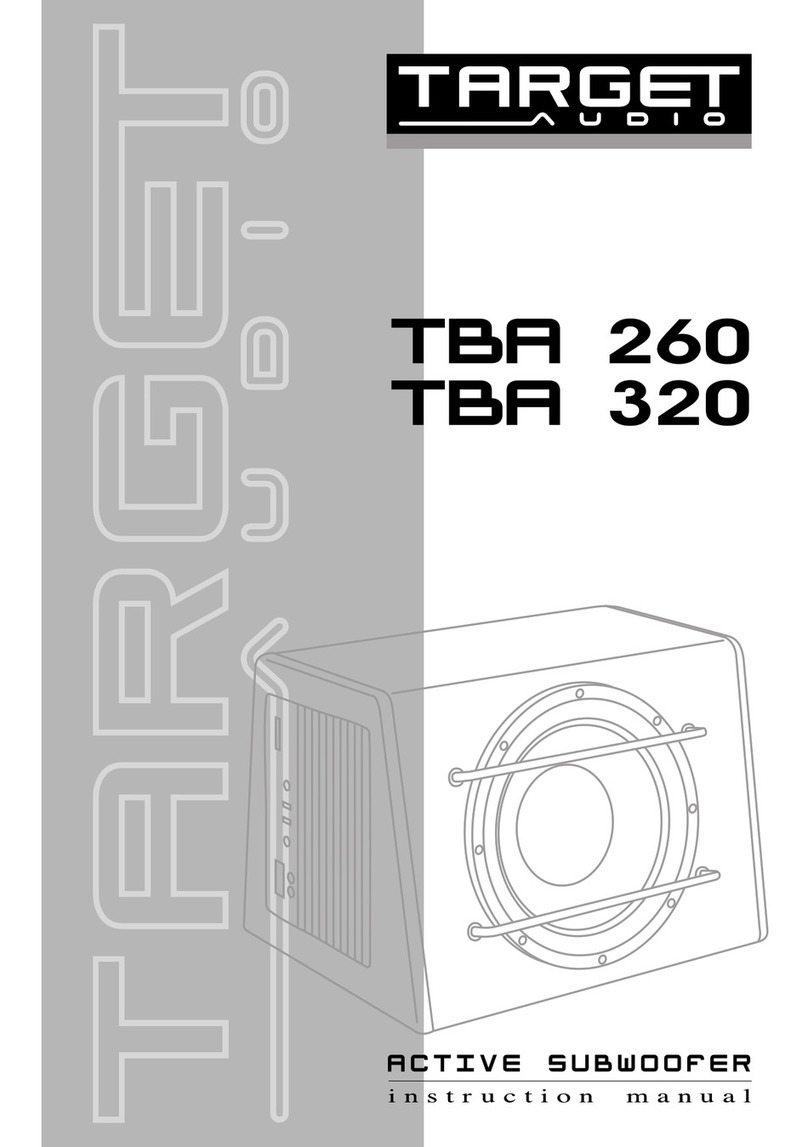 Target Audio TBA 260 instruction manual