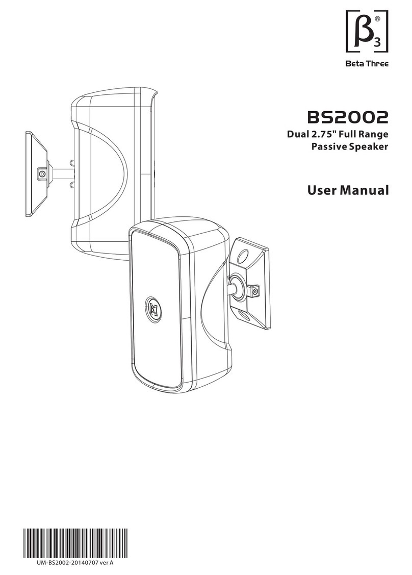 Beta Three BS2002 user manual