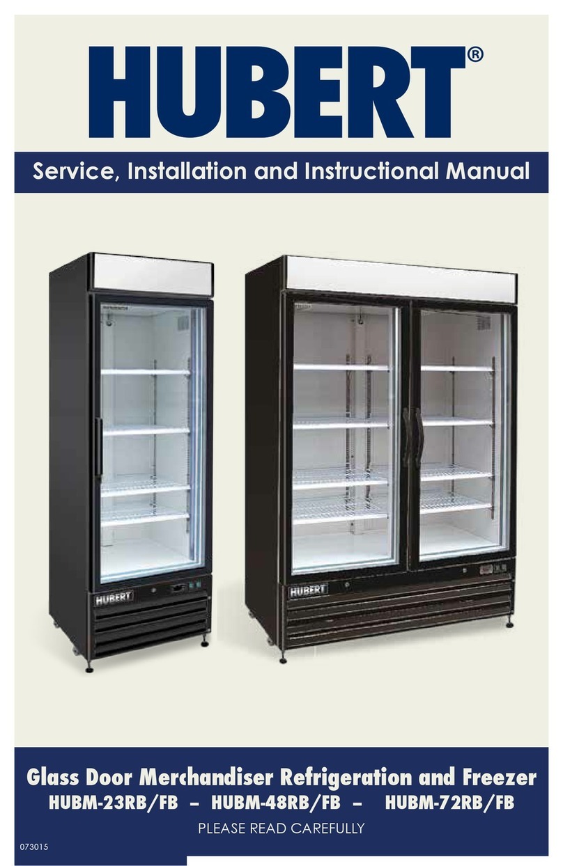 Hubert HUBM-23RB SERVICE, INSTALLATION AND OPERATION MANUAL