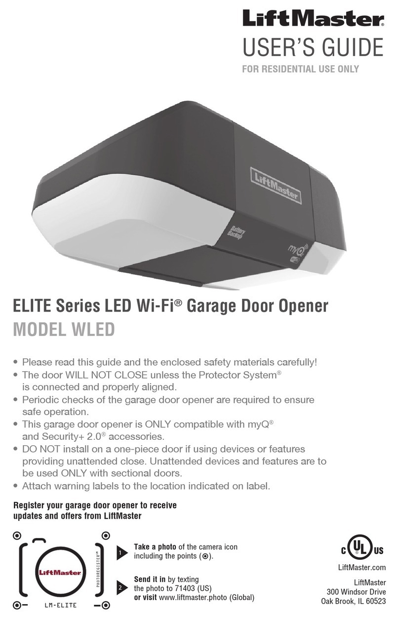 Chamberlain ELITE Series user guide Chamberlain ELITE Series user guide