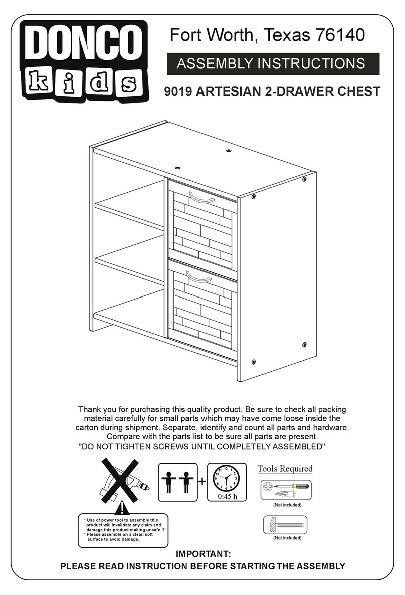 Donco kids 9019 Assembly instructions Donco kids 9019 Assembly instructions