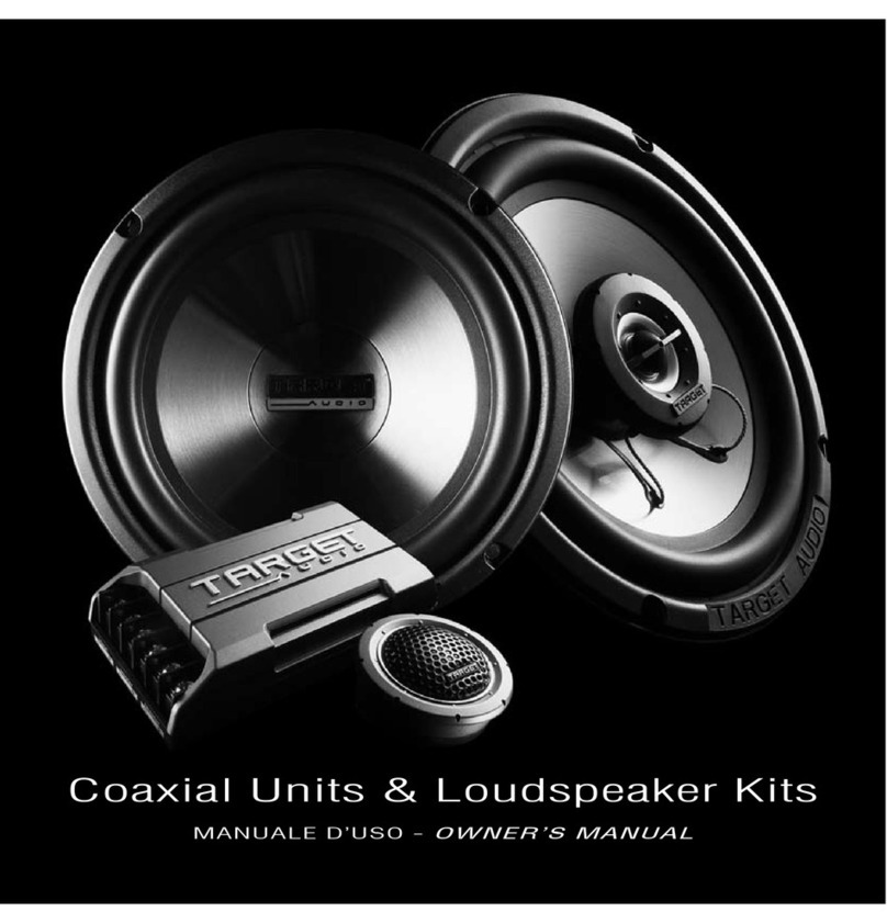 Target Audio TLC 400 owner's manual