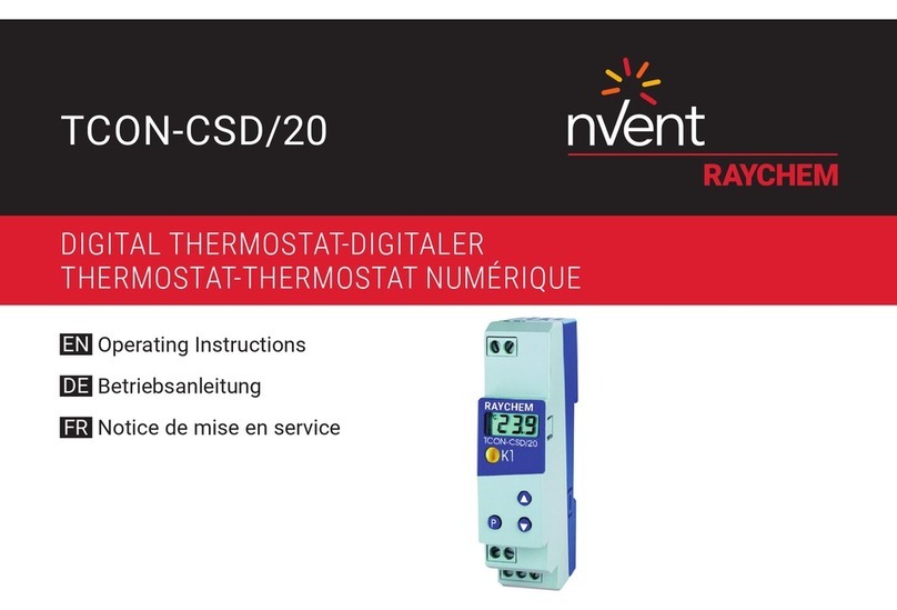 nvent Raychem TCON-CSD/20 operating instructions