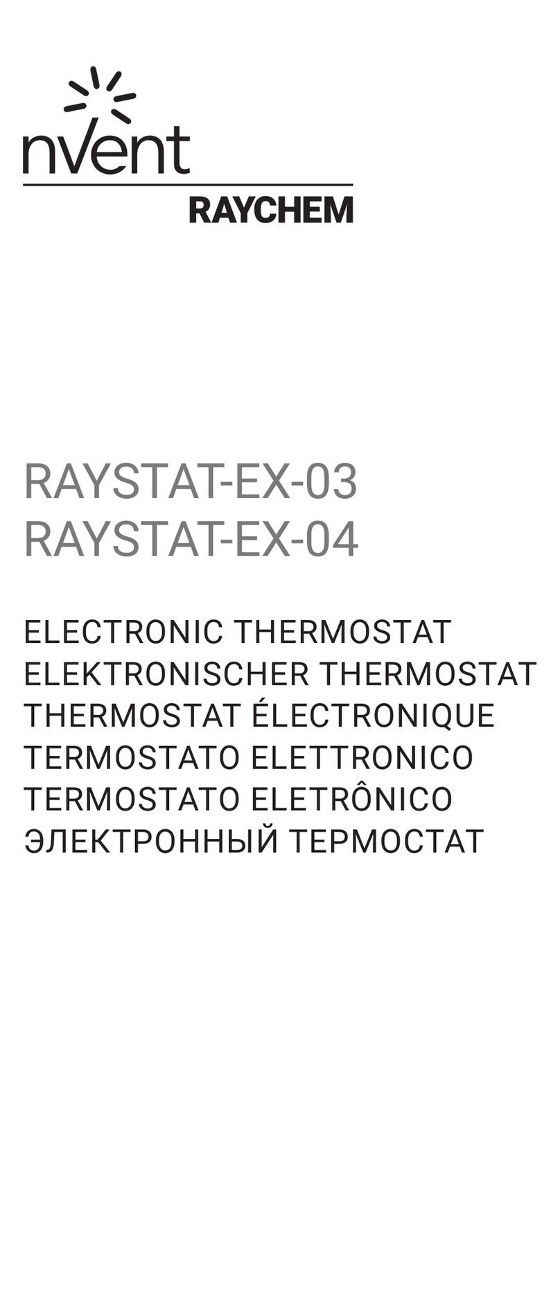 nvent Raychem RAYSTAT-EX-03 manual