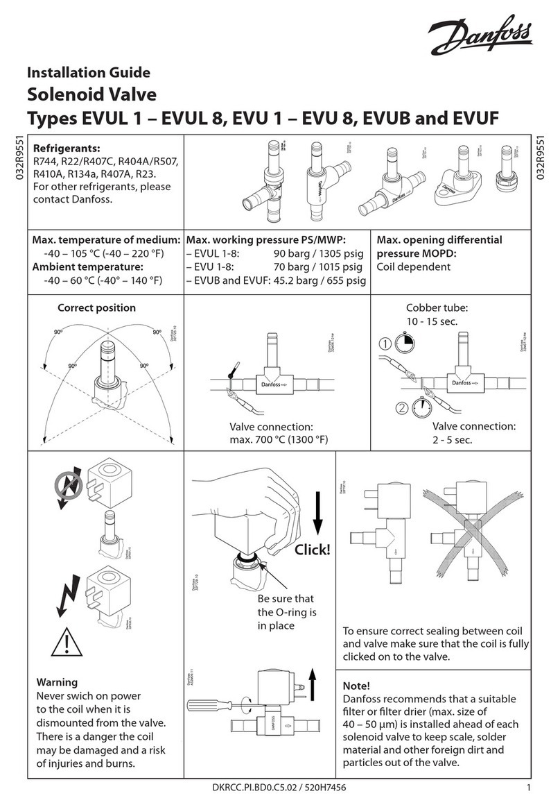 Danfoss EVUL 1 installation guide