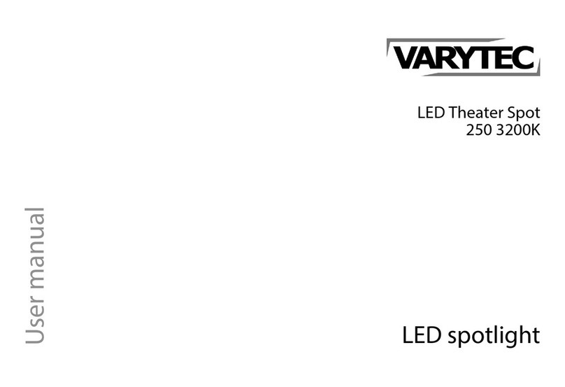 Varytec 250 3200K User manual