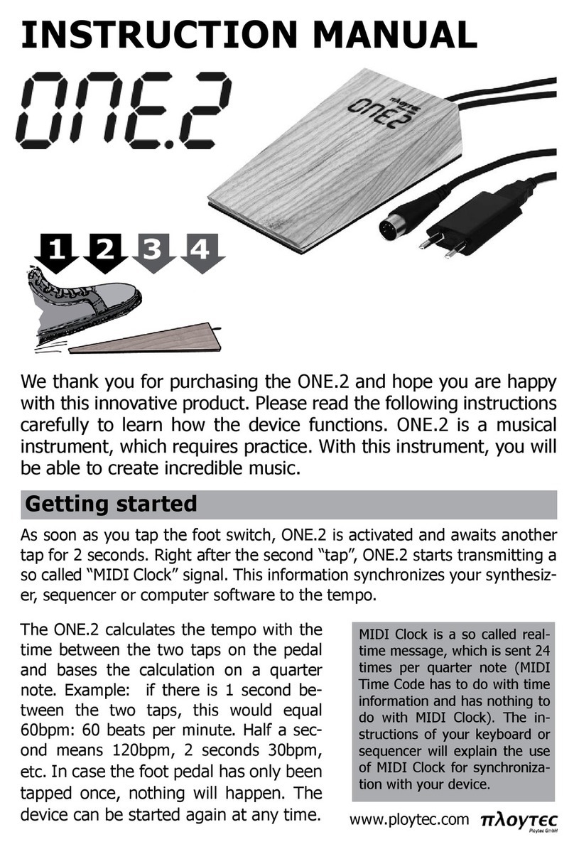 Ploytec ONE.2 instruction manual