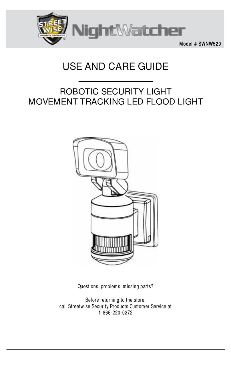 Night Watcher SWNW520 Use and care guide