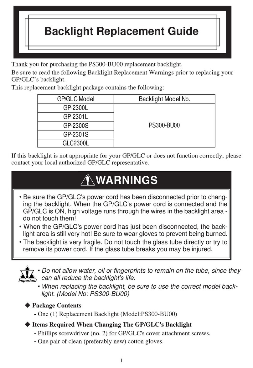 Pro-face PS300-BU00 Replacement guide