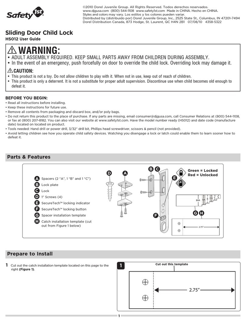 Safety 1st HS012 user guide